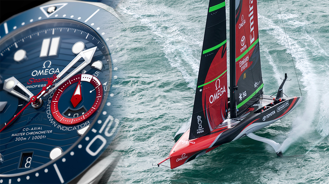 Omega announced as the official timekeeper of the 36th America's Cup