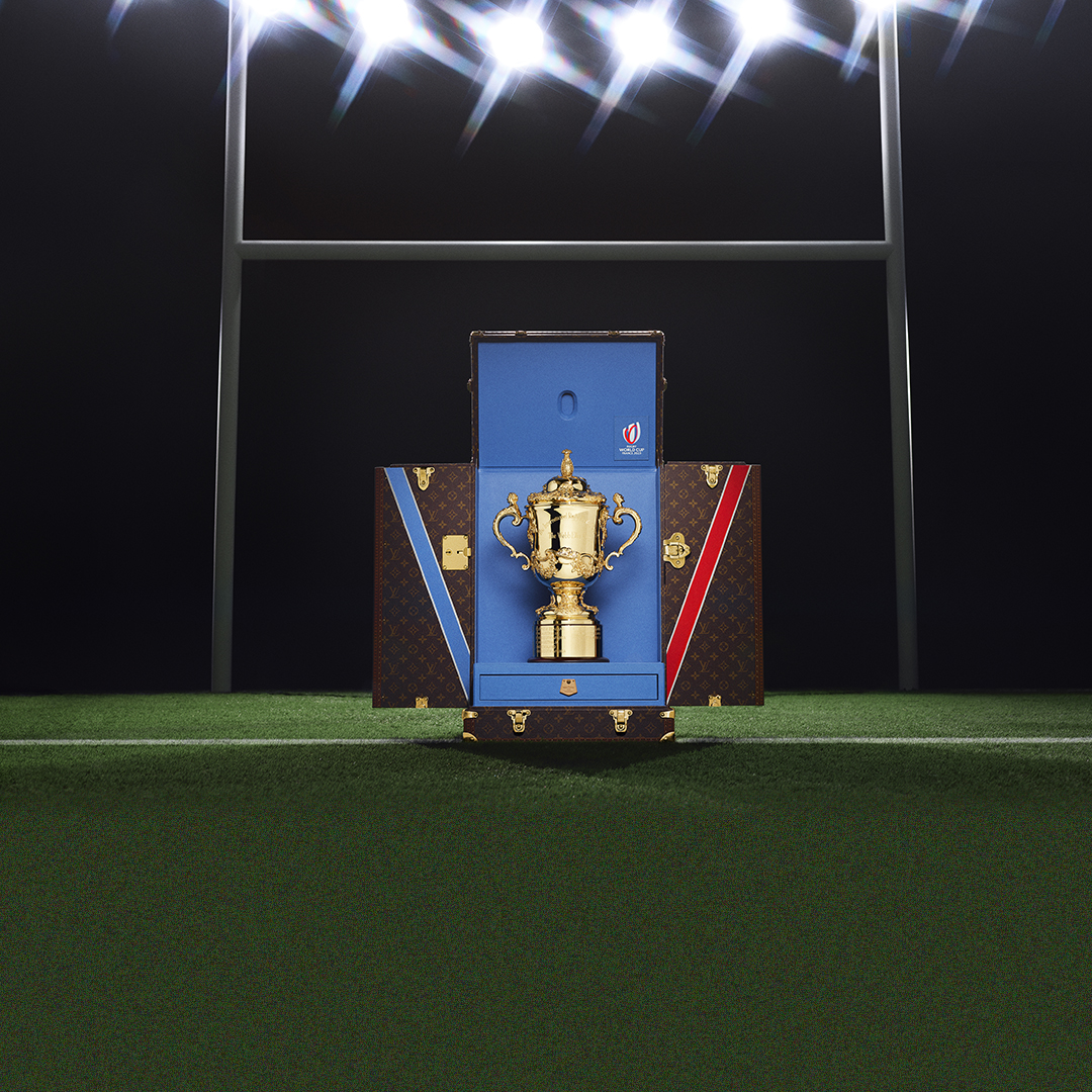 Louis Vuitton created the trophy case for the France 2023 Rugby World Cup -  Montenapo Daily